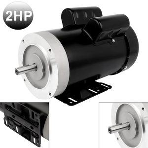 Moteur asynchrone monophasé Cuilvu 2HP 1750 tr/min 115V 230V TEFC à montage sur pied, diamètre d'arbre 5/8 - Product Image 5