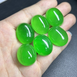 Wholesale <strong>Price</strong> High Quality Natural Jadeite Loose Gemstone Flatback Cabochon Beads Burmese <strong>Jade</strong> <strong>Stone</strong> - Product Image 2