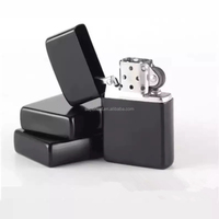 Briquet Zippo personnalisé en gros avec logo, rechargeable, pas cher, en métal, à silex et huile/kérosène