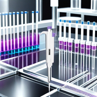 AMT-YA MicroPette Plus Pipette mécanique entièrement autoclavable avec volume réglable Fournitures de laboratoire