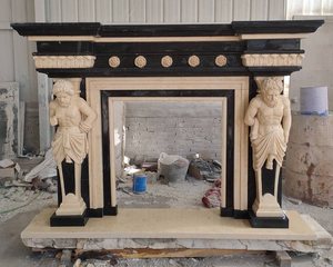 Hogar <span class=keywords><strong>de</strong></span> lujo francés decoración interior repisa tallada a mano mármol natural <span class=keywords><strong>piedra</strong></span> envolvente <span class=keywords><strong>de</strong></span> <span class=keywords><strong>chimenea</strong></span> - Product Image 3