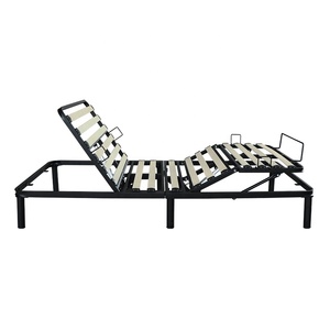 Chuồng Cứng Hiện Đại Vua Kích Thước Có Thể Điều Chỉnh Điện Gấp Giường Cơ Sở Với Đầu Chân Nghiêng - Product Image 6