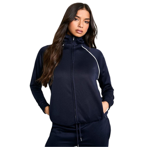 Ensemble de sweat-shirts décontractés respirants personnalisés, pull oversize, taille plus, streetwear unisexe avec cordon de serrage, tissu 360g - Product Image 2