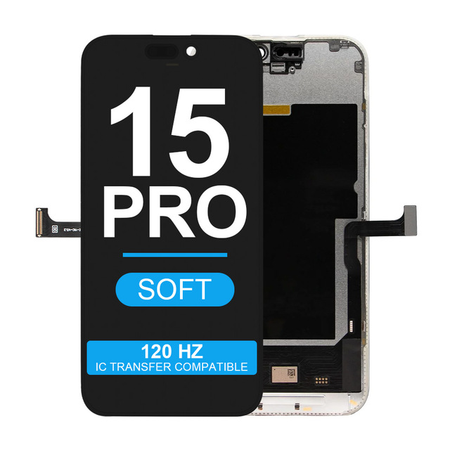 FarRuiX 120HZ Soft OLED 15 Pro Screen Repair High Quality Soft Ecran Replacement Oled Display 120HZ for iphone 15 Pro