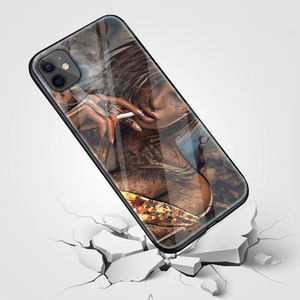 <span class=keywords><strong>Coque</strong></span> de téléphone pour fille avec tatouage sur la manche, meilleure vente, qualité TPU, verre trempé, impression UV, sexy, PU pour <span class=keywords><strong>iPhone</strong></span> 11 12 Pro Max 12 Mini Xs Xr - Product Image 5