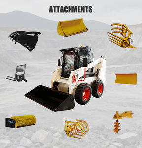 Penjualan langsung dari pabrik penggali selip Steer Loader dilengkapi dengan EPA/EU 5 mesin pemuat selip Mini produsen - Product Image 3