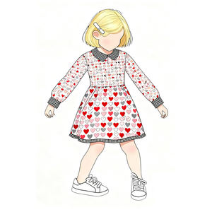 Vente chaude Bébé Robes En <span class=keywords><strong>Bambou</strong></span> Petite Fille Haute Qualité Automne À Manches Longues Bébé Vêtements Filles Vêtements Décontractés - Product Image 2