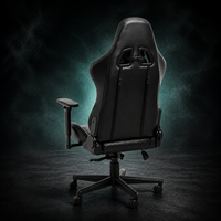 Silla de oficina y gaming ergonómica giratoria de cuero y tela, con función de elevación, la mejor opción económica de fábrica, personalizable.