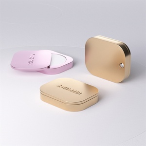 Creative Design Metal Cosmetic Container Solid Perfume Container Slide Tin Balm Container - Product Image 3