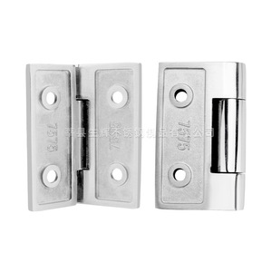 Bisagras de acero inoxidable 316 para puertas y ventanas de camarotes de barcos marinos, bisagra fundida de cuatro y seis orificios para reemplazo y reparación - Product Image 1