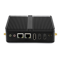 X86 Mini PC Quad Core Mini ordinateur industriel sans ventilateur Dual Lan Dual COM N100 Mini PC KIOSQUE