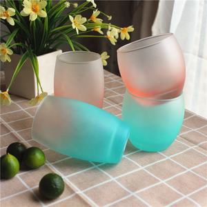 Personalised Vintage Coloured Water Milk <b>Drinking</b> Cups Home Wedding Frosted Sublimation Beverage Glass <b>Tumbler</b> - Product Image 4