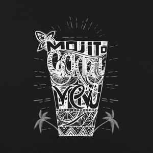 Camiseta con estampado Tropical Mojito, unisex, manga regular, 100% algodón, transpirable, informal, de verano, Q177 - Product Image 1