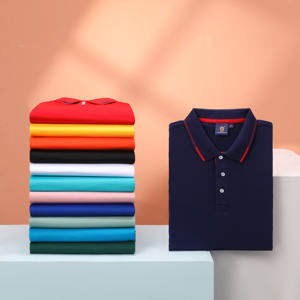 Fabricant Yudi tricoté hommes broderie multicolore 100% coton Polo personnalisé pour hommes - Product Image 2