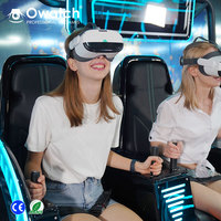 Simulador comercial 9D VR Silla de cine Equipo de realidad virtual de Campo Amplio Máquina de simulador VR