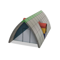 Conception efficace, maisons flottantes en EPS écologiques, arcotées, pour bureaux, magasins, maisons, complexes hôteliers, projets extérieurs, installation facile, étanches