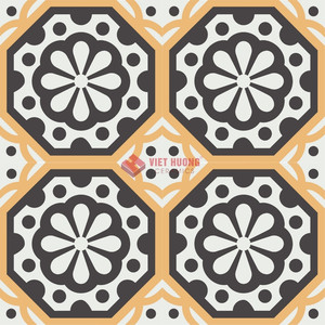 กระเบื้องปูพื้นและผนังลายโมร็อกโกทำมือ ขนาด 200x200 มม. สไตล์โบโฮชิค ผลิตจากปูนซีเมนต์เคลือบเงา สินค้าอีคอมเมิร์ซยอดนิยม - Product Image 3