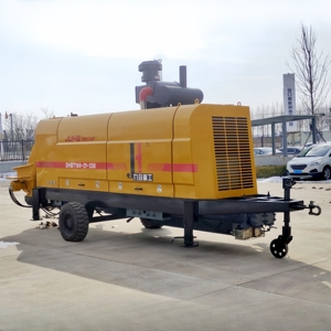 Bomba de Cemento Autocargable JIUHE con Motor Diésel, Bomba de Concreto Remolcable, Máquina de Bombeo de Concreto Duradera, Bomba de Remolque para Concreto - Product Image 2