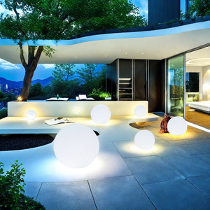 Led étanche flottant piscine boule lumière luces de navidad led eafera solaire extérieur jardin led boule sphère lumière <span class=keywords><strong>lampe</strong></span> - Product Image 3