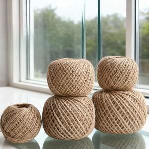 Single-Strang 1mm Raw Hanf Schnur Seil für Zuhause & Abschluss Klar flasche Wand Foto Dekoration für Weihnachten DIY Kreativität - Product Image 5