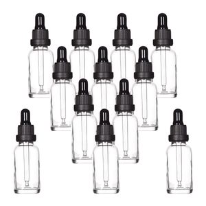 Premium Selection Customized Logo 20ml 30ml 50ml 100ml 200ml Essential Oil Cosmetics Clear Frosted Glass <strong>Bottle</strong> With <strong>Dropper</strong> - Product Image 5