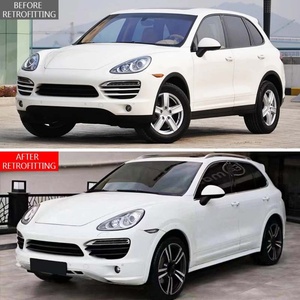 Kit de Carrocería para Cayenne 2011-2014 958, Modificación y Mejora de Parachoques Delantero, Faldones Laterales, Guardabarros y Alerón Trasero - Product Image 2