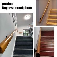 Kit de barres de sécurité murales en fer pour escaliers et balcons, antidérapantes et robustes, pour usage intérieur/extérieur