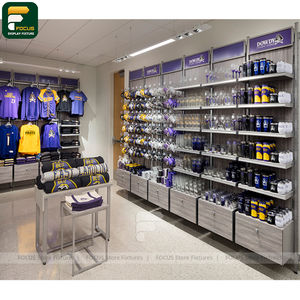 Étagère de présentation de vêtements élégante, comptoir de vêtements, vitrine de vêtements, meuble en verre - Product Image 3