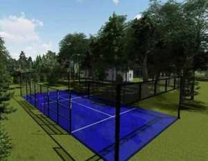 CHINA fábrica directamente Nueva llegada más caliente Diseño Panorámico Padel Cancha de tenis - Product Image 2