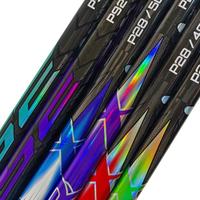 Bâton de hockey sur glace en fibre de carbone Glacier White SR droitier, Nouveautés