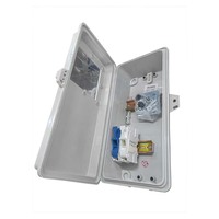 Boîtier de compteur électrique monophasé triphasé SMC DMC IP54 à haute protection pour instruments électroniques extérieurs