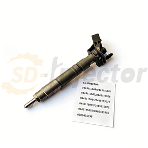 Новая оригинальная пьезоэлектрическая форсунка Bosc-h 0445115063 для дизельных двигателей Common Rail - Замена - Product Image 1