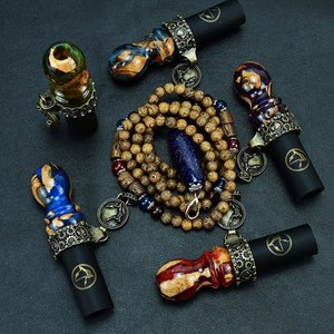 Accessori per Narghilè Arabi: Bocchini in Resina, Catene Metalliche di Alta Qualità, <span class=keywords><strong>Bracciali</strong></span> in Legno, Collane, Perle Buddiste - Product Image 2