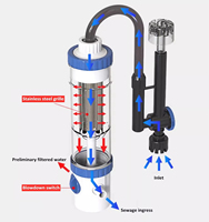 Filtre externe pour aquarium, filtre à eau pour aquarium, pompe à eau circulante ultra-silencieuse murale série YA