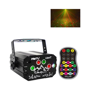 पोर्टेबल बैटरी-संचालित 3-इन-1 मिनी डिस्क बॉल ip65 एलईडी लेजर लाइट सफेद स्ट्रोब प्रभाव के लिए सक्रिय - Product Image 1