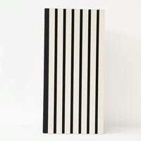 Panneaux acoustiques en bois à lattes, panneaux muraux insonorisants en feutre polyester pour cinéma, salle de réunion, hall et réception