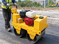 Mini-rouleau compresseur routier, moteur diesel/essence, petit compacteur pour la réparation des allées, les travaux de jardinage et les travaux de voirie municipale