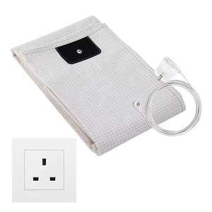 90% Set di lenzuola organiche con messa a terra in 10% di cotone organico puro argento ha migliorato la biancheria da letto per uso ospedaliero - Product Image 1