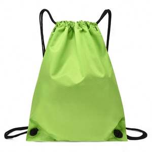 Custom Logo Polyester Shopping Handbag Draw String Bag Fitness Bags <b>Drawstring</b> <b>Backpack</b> - Product Image 2