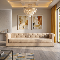 Herstelleranpassbares Modena Relaxsofa-Set Luxuriöser Moderner Stil Modulares Samt-Sofa Couch für Apartments Hotels Werkstätten