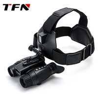 Jumelles 3D TFN avec vision nocturne, lunettes de vision nocturne 4K, IR à 7 niveaux, photo 96MP, batterie 4500mAh, idéales pour la chasse nocturne et le camping en plein air
