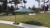 Parasol de jardin suspendu portable en fer forgé, étanche, pour terrasse et restaurant extérieur – Approvisionnement direct usine