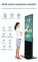 Kiosco de Pantalla Táctil Vertical Personalizado de Fábrica, Máquina de Publicidad LCD 4K HD, Señalización Digital Interactiva, Tamaño Personalizado