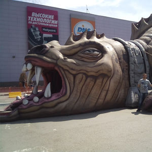 منصة قابلة للنفخ متعددة المستويات مع رسومات العلامة التجارية للفعاليات المؤسسية - Product Image 5