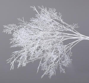 SN-M027 Accueil Plafond <span class=keywords><strong>Faux</strong></span> Fleur Plante 90cm Champagne Bleu De Mariage Décoratif Artificielle Rime Herbe - Product Image 5