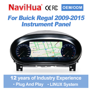แผงหน้าปัดดิจิตอล NaviHua สำหรับ Buick Regal 2009-2015 มาตรวัดความเร็วแบบ LCD ระบบ Linux แบบเสียบใช้งานได้ทันที - Product Image 1