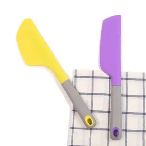 Silikonbuttermesser antihaftbeschichtete hochwertige Multi-Color-Küchen-Spatula Silikon-Spatula