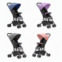 Poussette pliable en acier à haute teneur en carbone de bonne qualité, landau léger de luxe pour bébé, landau heureux, vente en gros