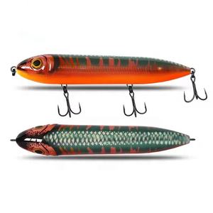 75mm 10g/127mm 24.5g Super Spook Marche Appât Topwater Catfish Pêche Leurre <span class=keywords><strong>Fil</strong></span> À Travers L'eau Douce ABS Appât Artificiel HCPE05 - Product Image 4