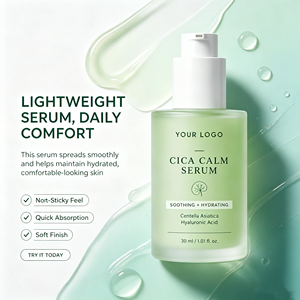 Sérum Cica Marque Blanche 30ml Hydratant Apaisant Essence Visage Logo Personnalisé Fabricant de Soins de la Peau - Product Image 1